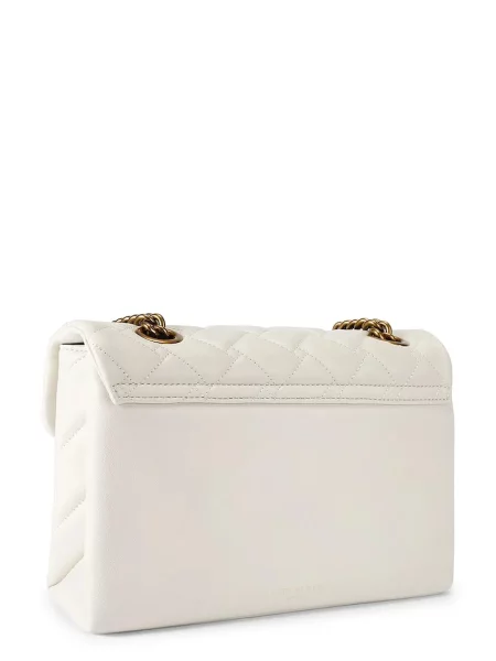 Kurt Geiger Torebki Kobieta Beżowy ONE SIZE Skóra Kensington Shoulder Bag biała