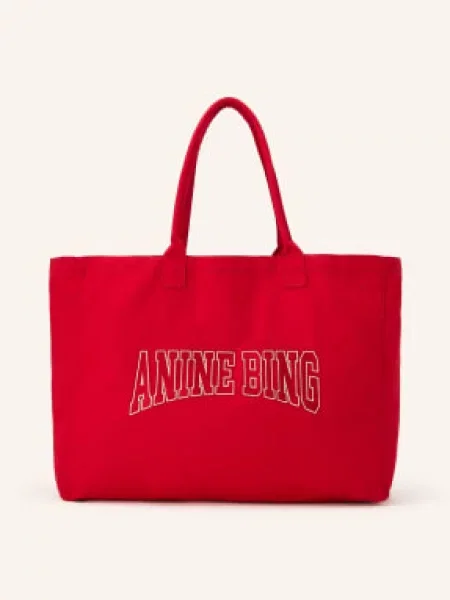 Shopper kabelka Anine Bing červená