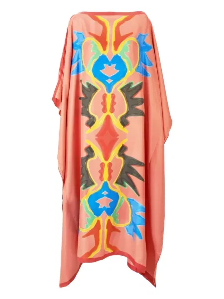 Rochie Carolina Herrera cu imagine roz