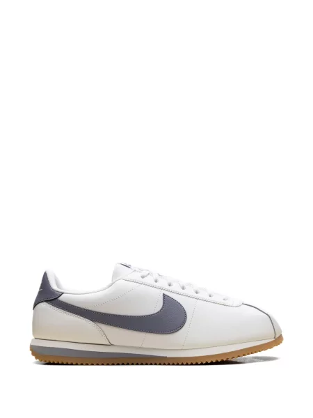 Sneakerși Nike Cortez cu autograf alb