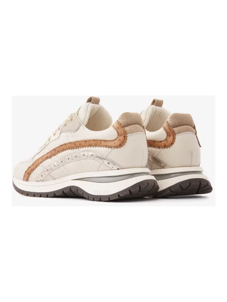 Sneakersy Via Vai skórzane beżowe