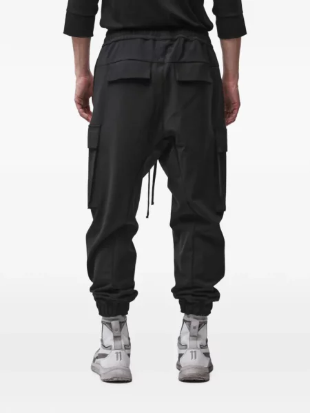 Pantaloni cargo Thom Krom cu cordon negru