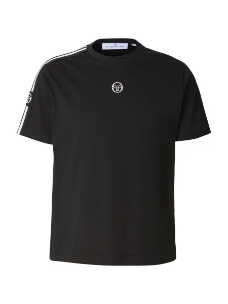 Sergio Tacchini Tričko Cesena Co černá bílá