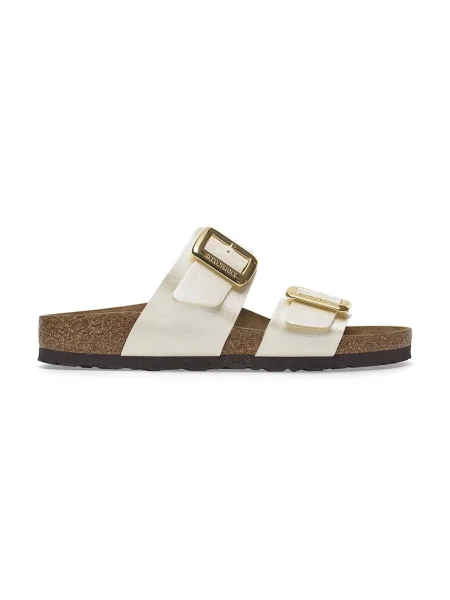 Birkenstock papuci Sydney Graceful Cushion Buckle alb