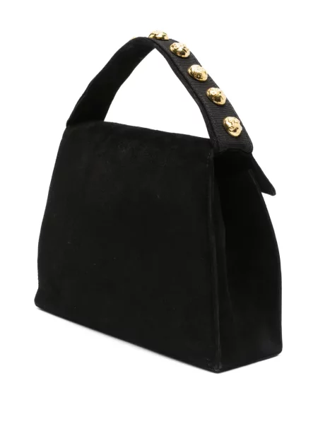 Semišová kabelka Ferragamo Pre-owned černá