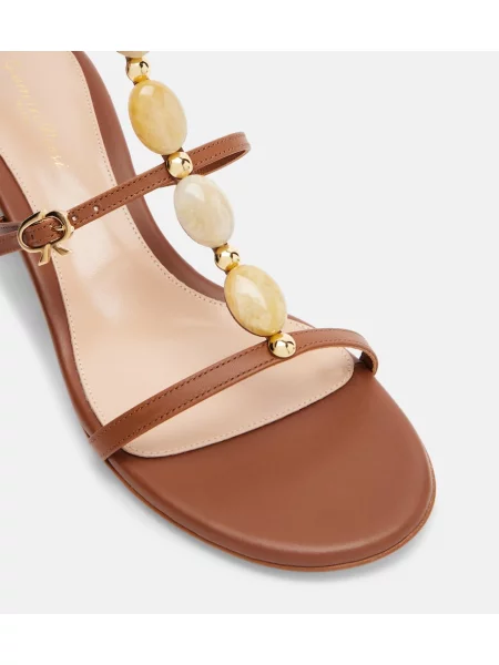 Sandale Gianvito Rossi din piele maro