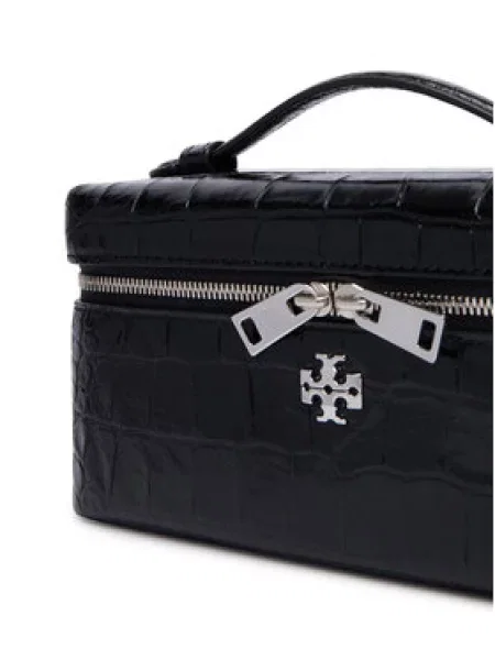 Torbica Tory Burch Charlie Embossed crna