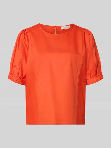 Bluzka o kroju regular fit z bufiastymi rękawami model SOLID' Fynch-hatton