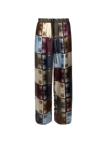 Pantaloni Monse de mătase maro