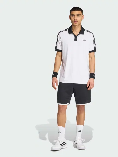 Поло Adidas белое