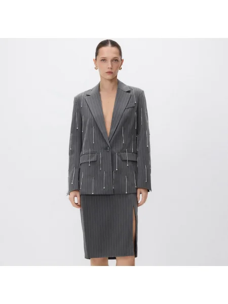 Reserved Sliccelt szoknya világos szürke