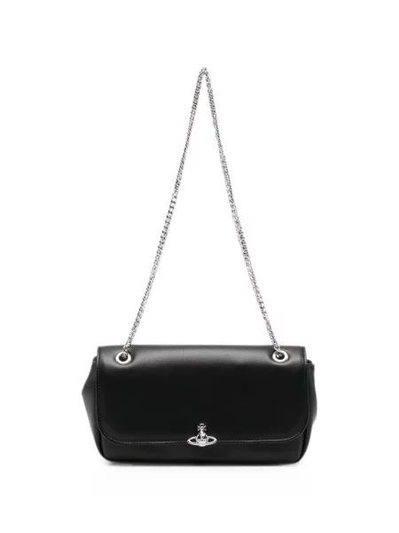 Colier Vivienne Westwood cu bretele negru