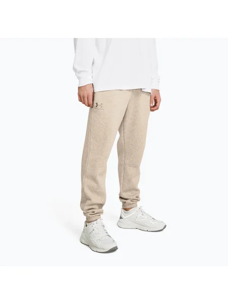 Under Armour Essential Fleece Joggers мъжки панталони за тренировка timberwolf taupe light hthr/timberwolf taupe бежово