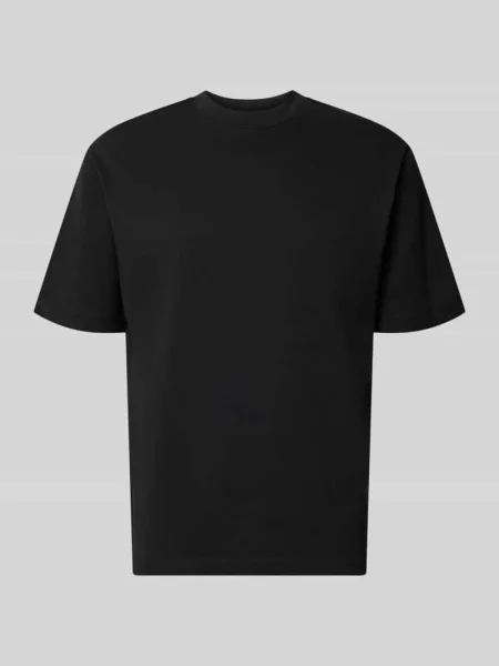 Damski t-shirt o kroju regular fit z okrągłym dekoltem Mcneal czarna