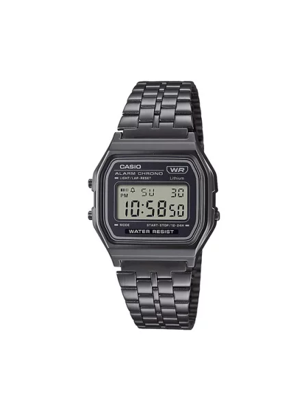 Retro hodinky Casio stříbrné