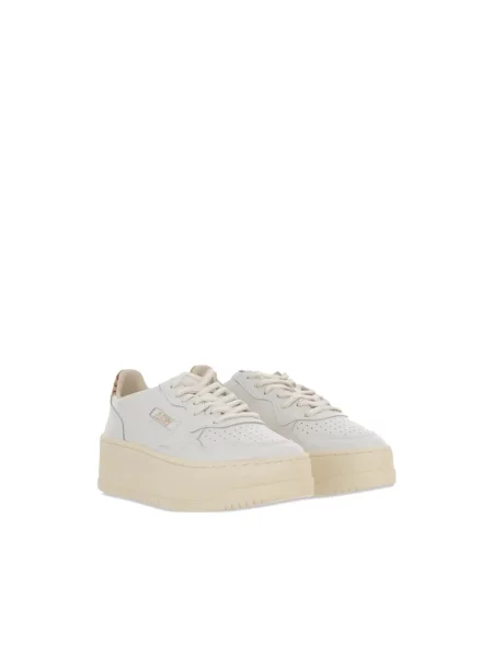 Sneakersy Autry na platformie białe