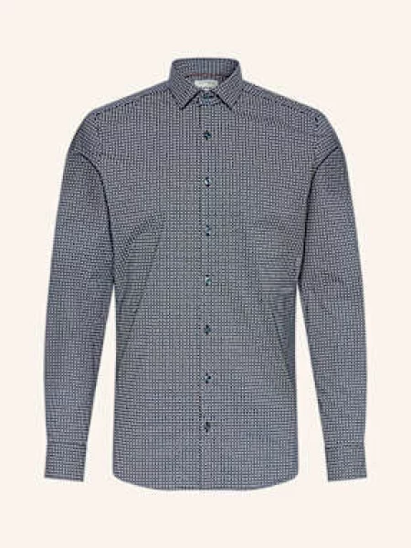 Olymp Koszula Level Five Body Fit blau khaki