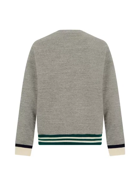 Bluza z kapturem Prada z kapturem szara