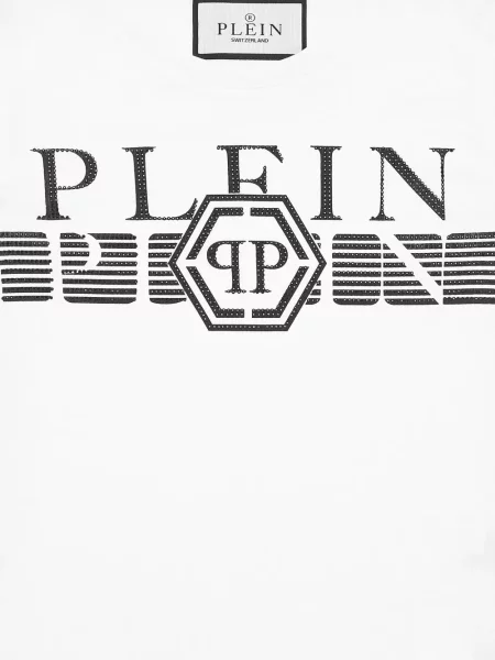 Koszulka dziecięca Philipp Plein biała
