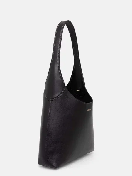 Coach geantă de piele Brooklyn Shoulder Bag 28 negru