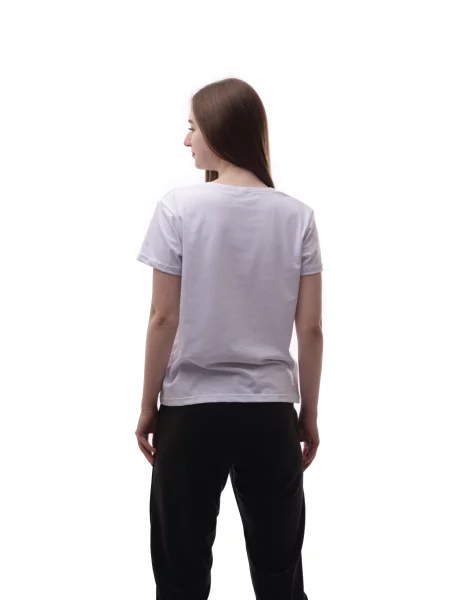 Футболка STREAM віскоза/поліестер білий