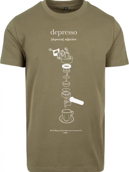 Тениска Mister Tee каки