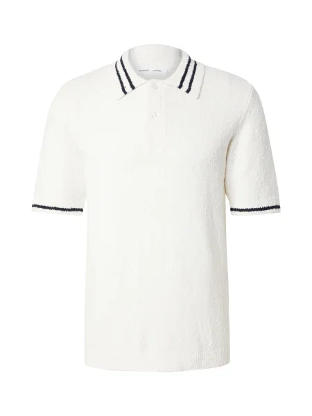 Samsøe Samsøe Tričko Sapedro čierna biela