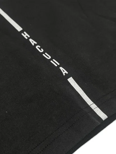 Hanorac cu glugă Haculla zdrențuiți negru