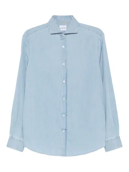 Dugo košulja Brunello Cucinelli plava