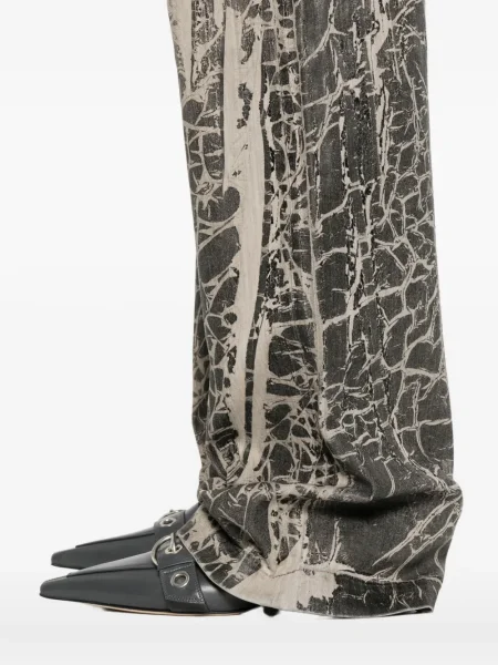 Blugi Rick Owens Drkshdw cu imagine negru