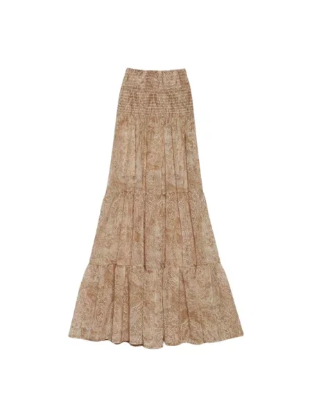Spódnica Aniye By z nadrukiem boho beżowa