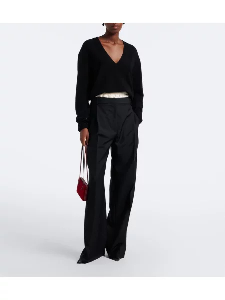 Pantaloni Róhe de lână negru