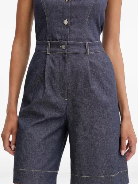 Pantaloni scurți din denim Morgan albastru