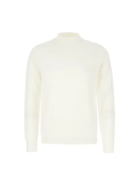 Sweter z golfem Maison Margiela wełniany do golfa biały