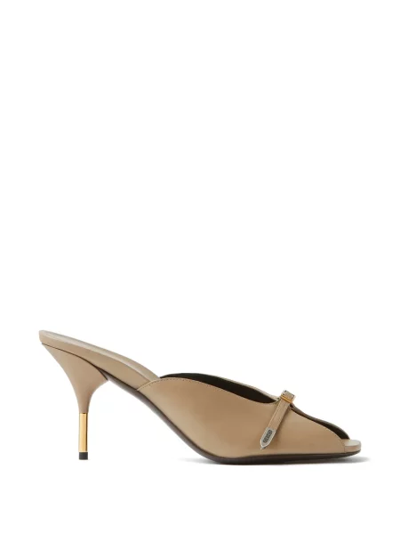Papuci tip mules Versace din piele