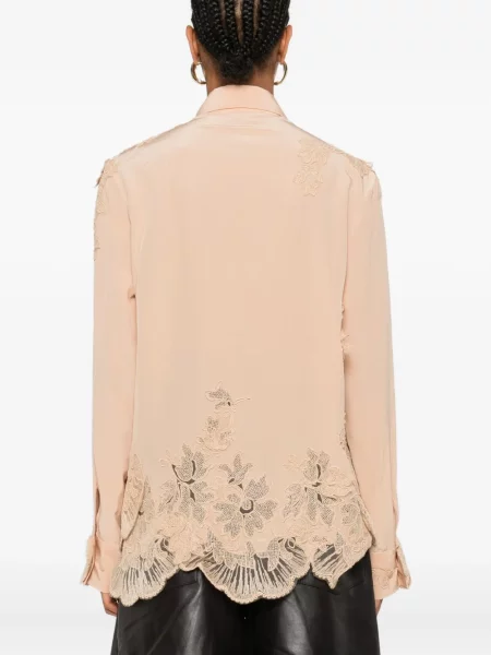 Cămașă Ermanno Scervino cu model floral din dantelă