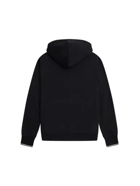 Bluza FRED PERRY Tipped Hooded Sweatshirt Black M czarna