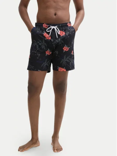 Tom Tailor Denim Plavecké šortky černá