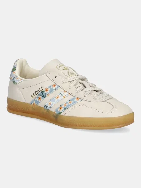 Сникърси adidas Gazelle Indoor W Crew White/ Gold Metallic/ Tactile Blue EUR 41 кафяво