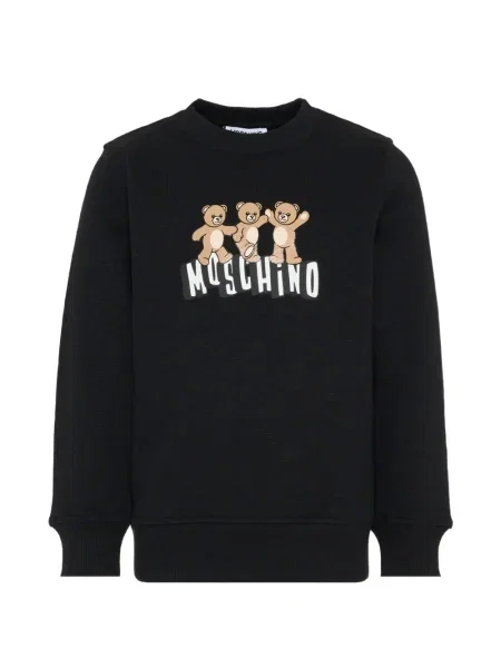 Sweter dziecięcy Moschino czarny