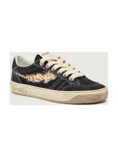 Enterprise Japan Sneakers JUPITER ROCKET 12 | denim cu adaos de piele negru