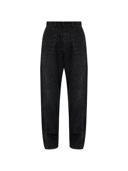 Blugi Balmain cu imagine negru