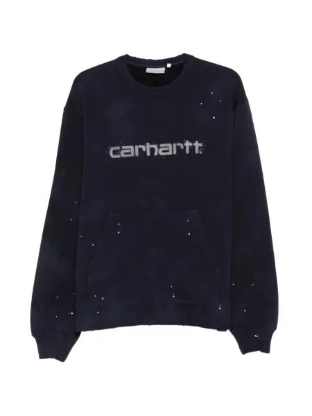 Hanorac Carhartt Wip cu imagine albastru