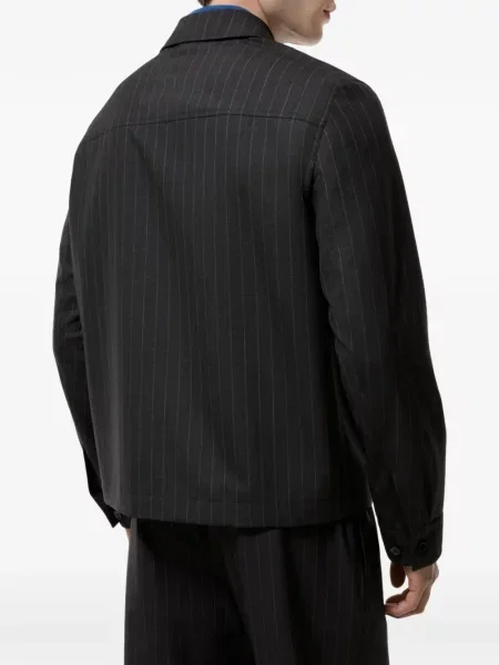 Geacă Burberry de lână gri