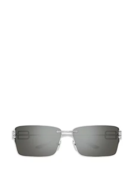 Sunčane naočale Balenciaga Eyewear s autogramom srebrena