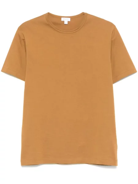 Tricou Sunspel maro