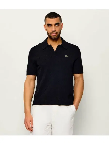 Tricou polo Lacoste clasic negru