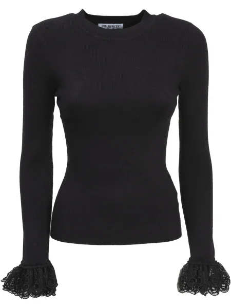 Influencer Pulover negru