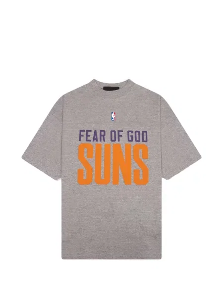 Tricou Fear Of God Essentials cu imagine gri