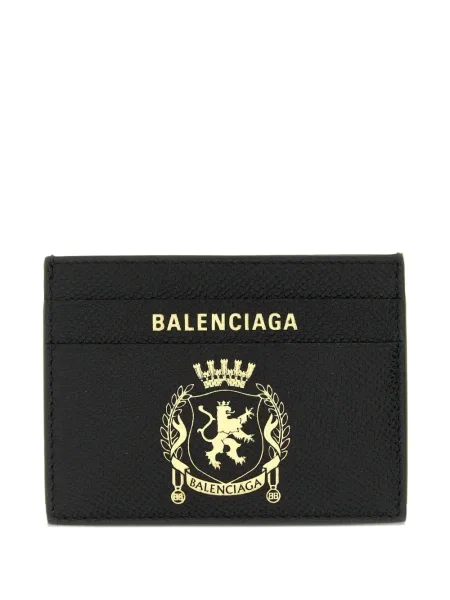 Portofel Balenciaga cu imagine negru